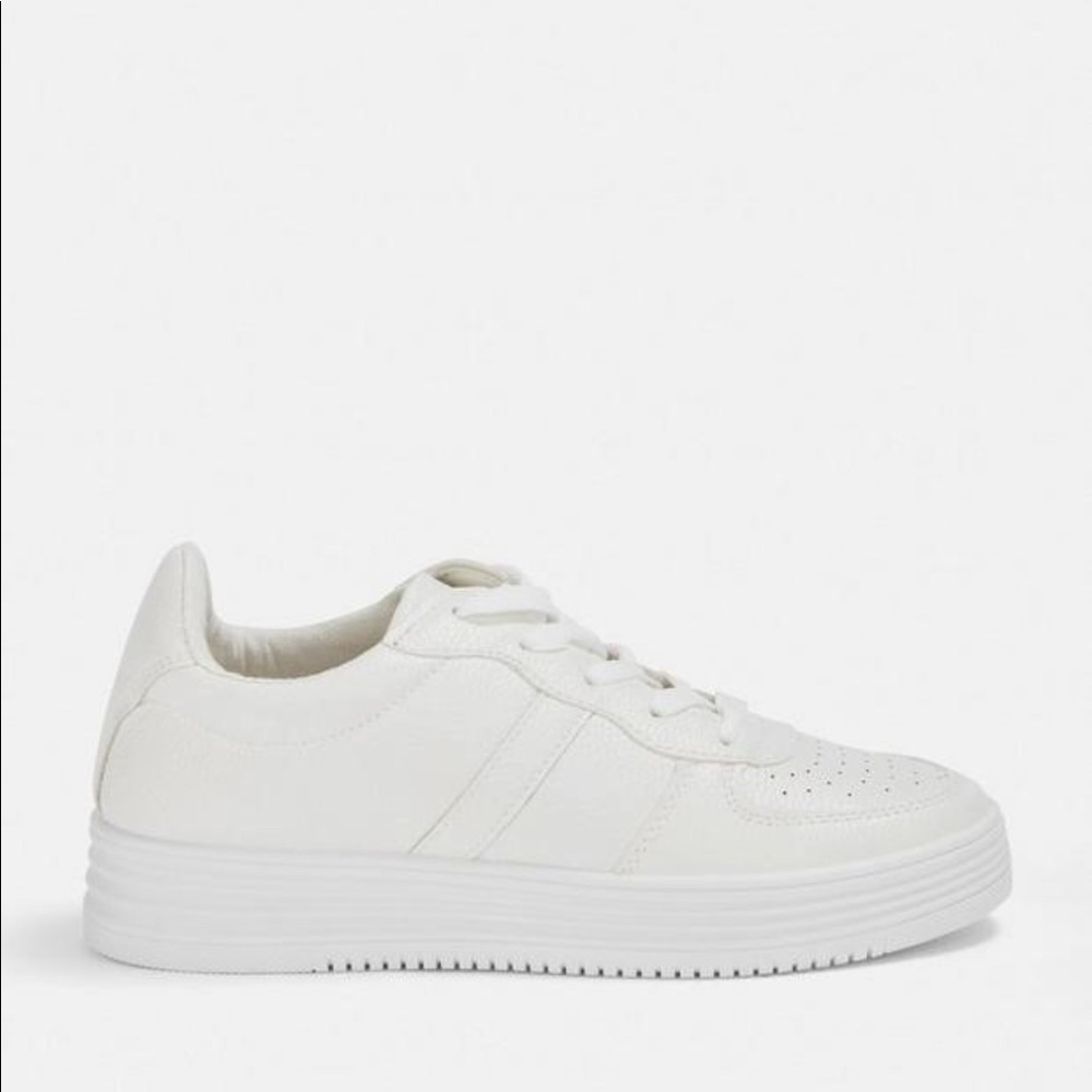Missguided off-white chunky sole trainer